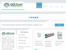 Tablet Screenshot of gulsanendustriyel.com